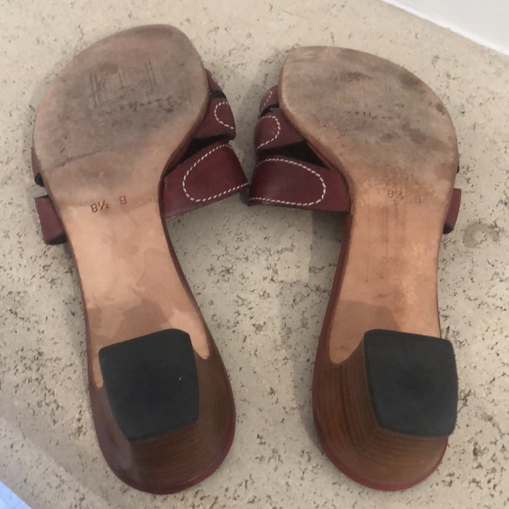 Coke Haan Ruby Leather Slides. Size 8.5 - image 5